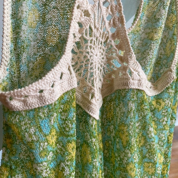 Free People Racerback Tank with Crotchet Accent - Picture 4 of 4